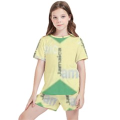 Jamaica, Jamaica  Kids  Tee And Sports Shorts Set by Janetaudreywilson