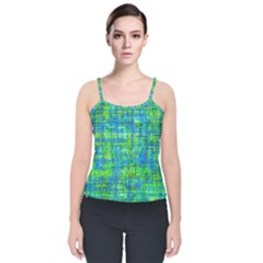 Mosaic Tapestry Velvet Spaghetti Strap Top by essentialimage