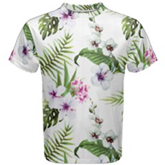 Summer Flowers Men s Cotton Tee by goljakoff