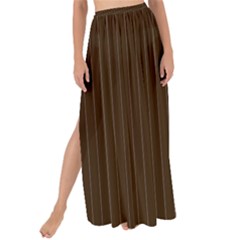 Brunette Brown & White -  Maxi Chiffon Tie-up Sarong