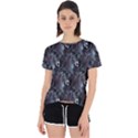Black Pearls Open Back Sport Tee View1