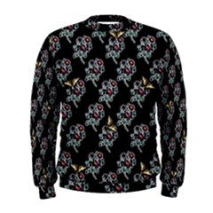 Rose Damour - Black - By Larenard Men s Sweatshirt by LaRenard