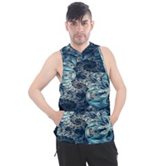 Fractal Swings Men s Sleeveless Hoodie