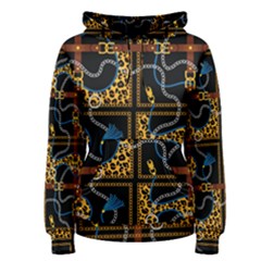 Chains Pattern Women s Pullover Hoodie by designsbymallika