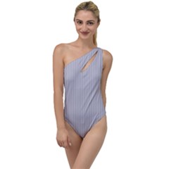 Cloudy Grey - To One Side Swimsuit by FashionLane