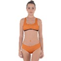 Carrot Orange - Criss Cross Bikini Set View1