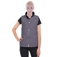 Dark Smoke Grey - Women s Button Up Vest by FashionLane