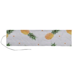 Pineapple Pattern Roll Up Canvas Pencil Holder (l) by goljakoff