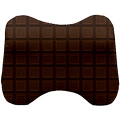 Chocolate Head Support Cushion by goljakoff