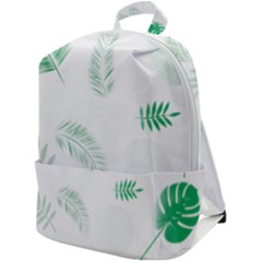 Flower Branch Corolla Wreath Vector Zip Up Backpack by HermanTelo