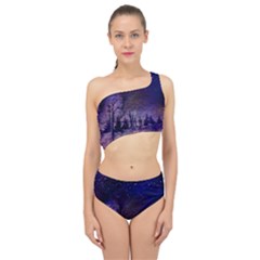 Winter Nights In The Forest Spliced Up Two Piece Swimsuit by ArtsyWishy