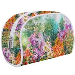 Forest Flowers  Make Up Case (large) by ArtsyWishy