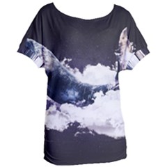 Blue Whale Dream Women s Oversized Tee by goljakoff