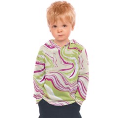 Vector Vivid Marble Pattern 6 Kids  Overhead Hoodie by goljakoff