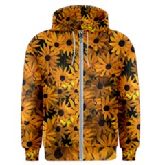 Rudbeckias  Men s Zipper Hoodie by Sobalvarro