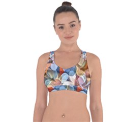 Multifleurs Cross String Back Sports Bra