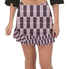 Rosegold Beads Chessboard Fishtail Mini Chiffon Skirt by Sparkle
