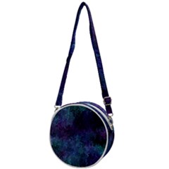 Glassy Melty Abstract Crossbody Circle Bag by Dazzleway