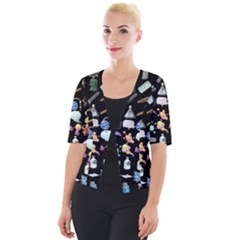 Glitch Glitchen Misc Two Cropped Button Cardigan by WetdryvacsLair