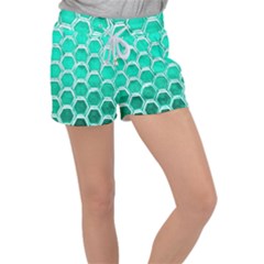 Hexagon Windows Velour Lounge Shorts by essentialimage