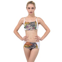 Possum - Mentally Sick Physically Thick Layered Top Bikini Set