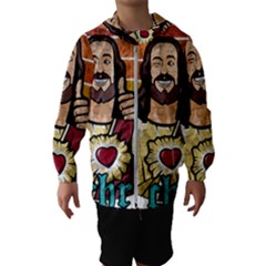Got Christ? Kids  Hooded Windbreaker by Valentinaart