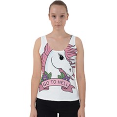 Go To Hell Velvet Tank Top