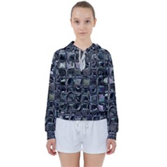 Funky Mosaic  Women s Tie Up Sweat by MRNStudios