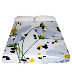 Tree Poppies  Fitted Sheet (queen Size) by Sobalvarro