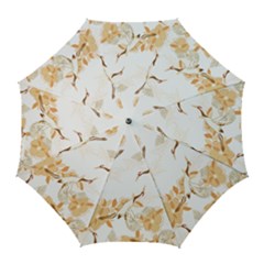 Birds And Flowers  Golf Umbrellas by Sobalvarro