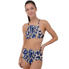 Leopard Skin  High Waist Tankini Set by Sobalvarro