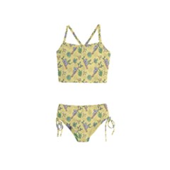 Kuala Bears Girls  Tankini Swimsuit by designsbymallika