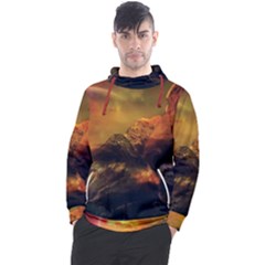 Tiger King In A Fantastic Landscape From Fonebook Men s Pullover Hoodie by 2853937