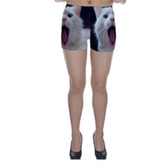 Wow Kitty Cat From Fonebook Skinny Shorts by 2853937