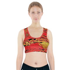 Warrior s Spirit  Sports Bra With Pocket by BrenZenCreations