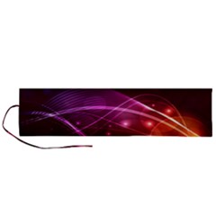 Colorful Arcs In Neon Light, Graphic Art Roll Up Canvas Pencil Holder (l) by picsaspassion