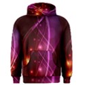  Colorful arcs in neon light, modern graphic art Men s Core Hoodie View1