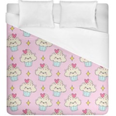 Kawaii Cupcake  Duvet Cover (king Size) by lisamaisak