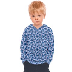 Blue Pattern Scrapbook Kids  Overhead Hoodie by Dutashop