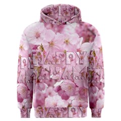 Cherry Blossom Photography Happy Hanami Sakura Matsuri Men s Overhead Hoodie by yoursparklingshop