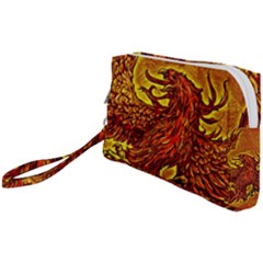 Phoenix Rising Wristlet Pouch Bag (small)