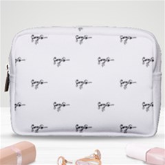 Tribal Style Symbol Drawing Print Pattern Make Up Pouch (medium)