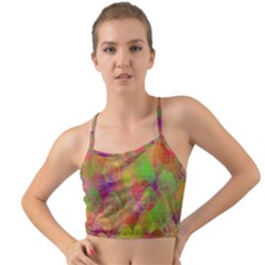 Easter Egg Colorful Texture Mini Tank Bikini Top by Dutashop