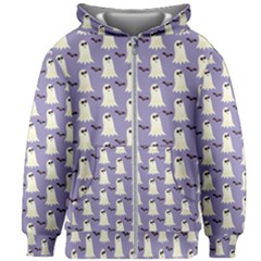 Halloween Ghost Bat Kids  Zipper Hoodie Without Drawstring by Dutashop