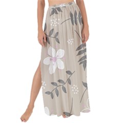 Flower  Maxi Chiffon Tie-up Sarong