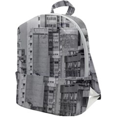 Aerial View Montevideo Uruguay Zip Up Backpack by dflcprintsclothing