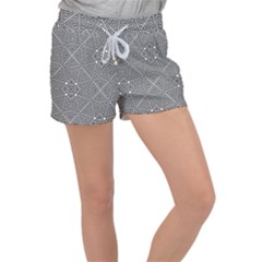 Pattern Formes Geometriques Velour Lounge Shorts by kcreatif