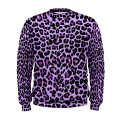 Pattern Leopard Purple Fur Men s Sweatshirt by JustToWear