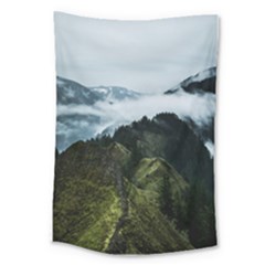 Green Mountain Large Tapestry by goljakoff