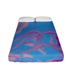 My Pour Cup Painting 7 0 Cbdoilprincess  C149feb1-a8f0-4fc5-9cab-9aea5d60a71c Fitted Sheet (full/ Double Size)
